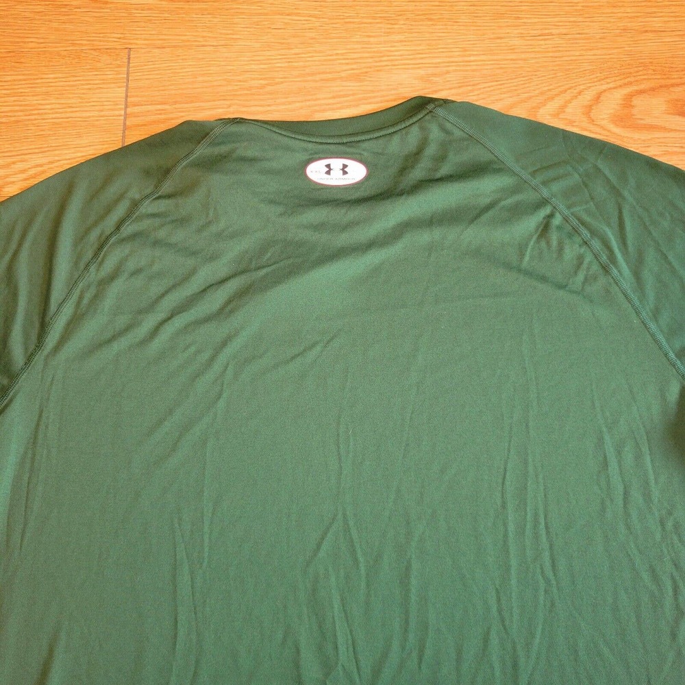 Under Armour Men's Heat Gear T-shirt Size XXL Loose Fit Green NWT - Picture 12 of 14